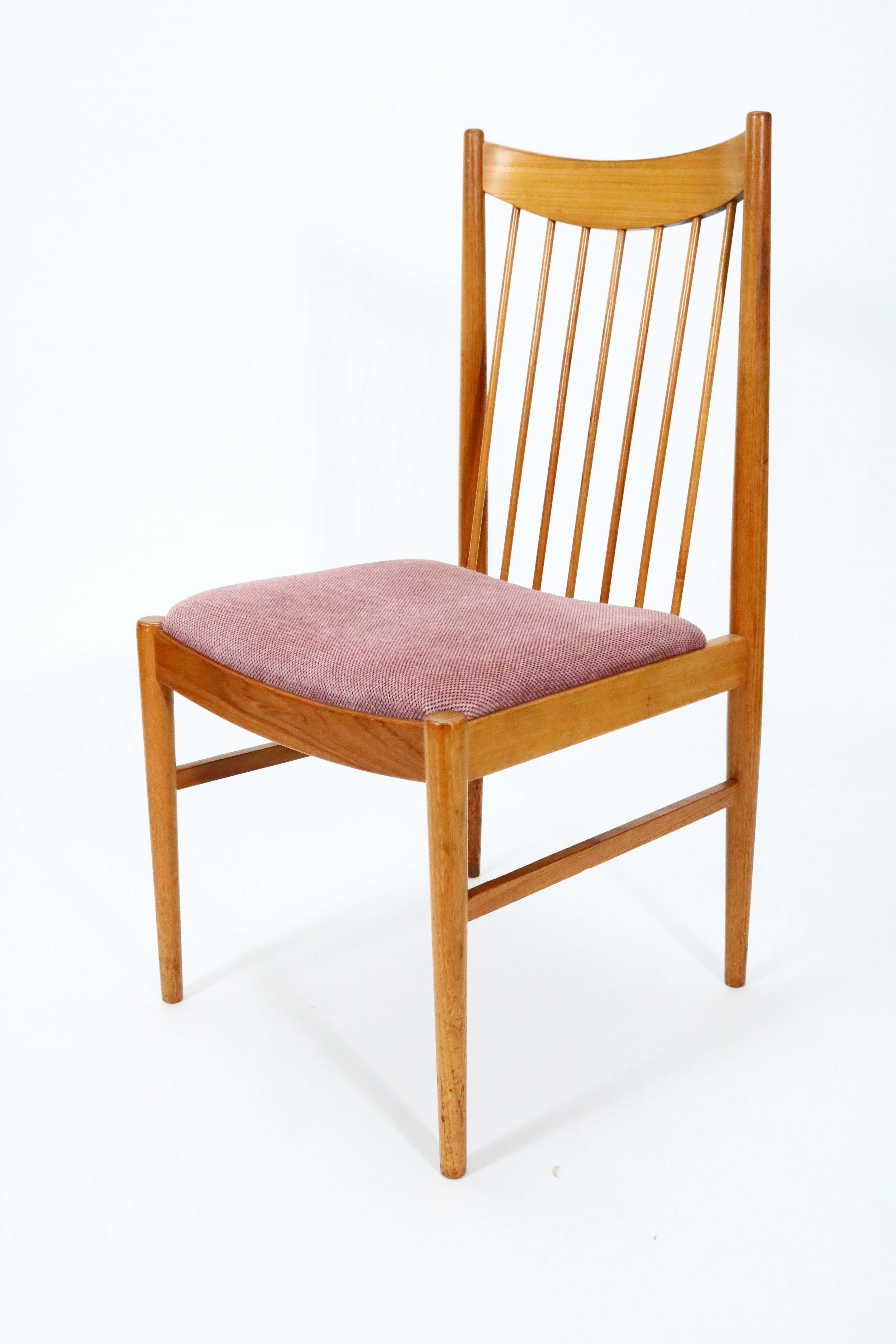 Danish Set of Four Model 422 Teak Dining Chairs by Arne Vodder for Sibast