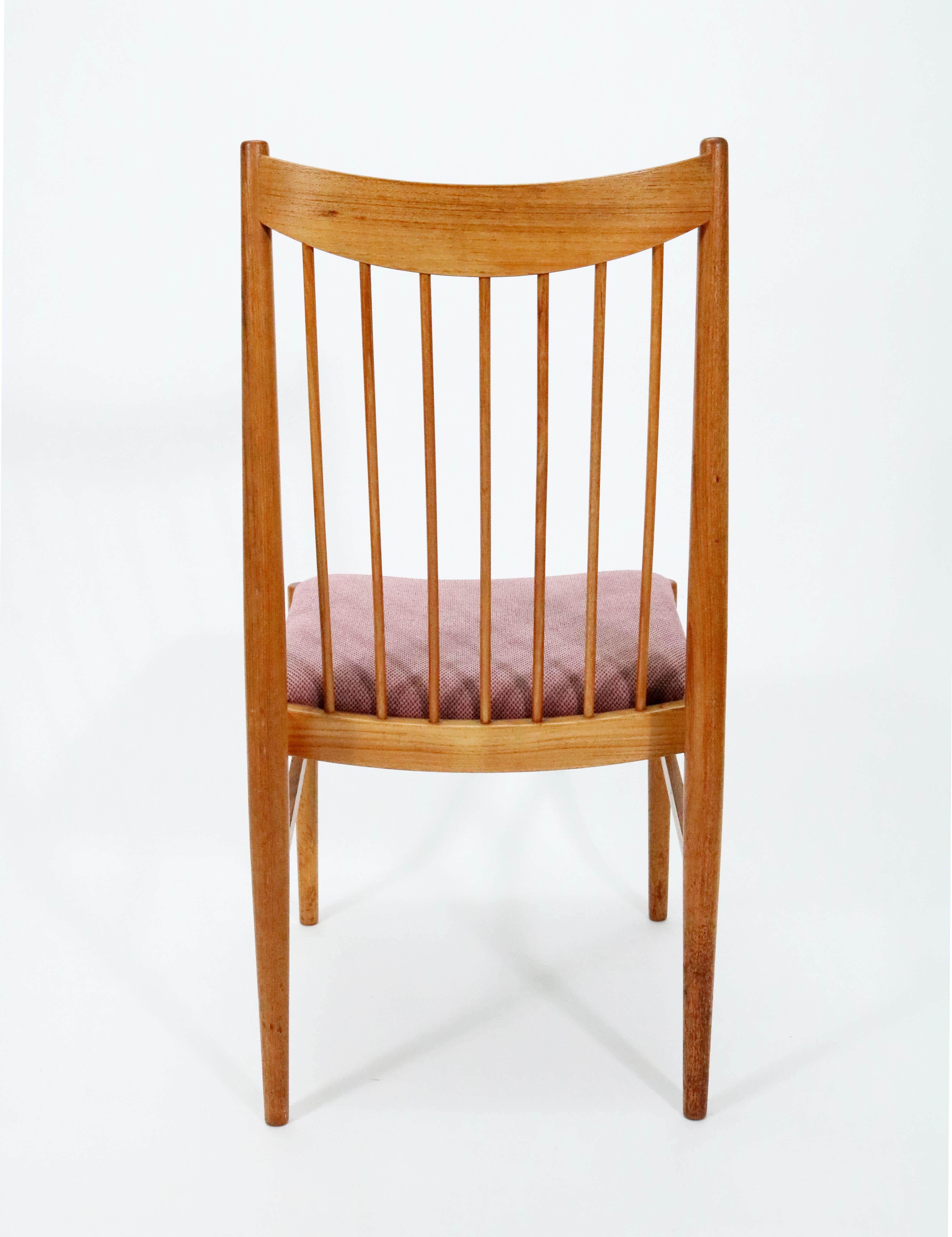 Set of Four Model 422 Teak Dining Chairs by Arne Vodder for Sibast 1