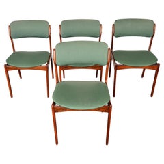 Set of Four Model 49 Dining Chairs by Erik Buch