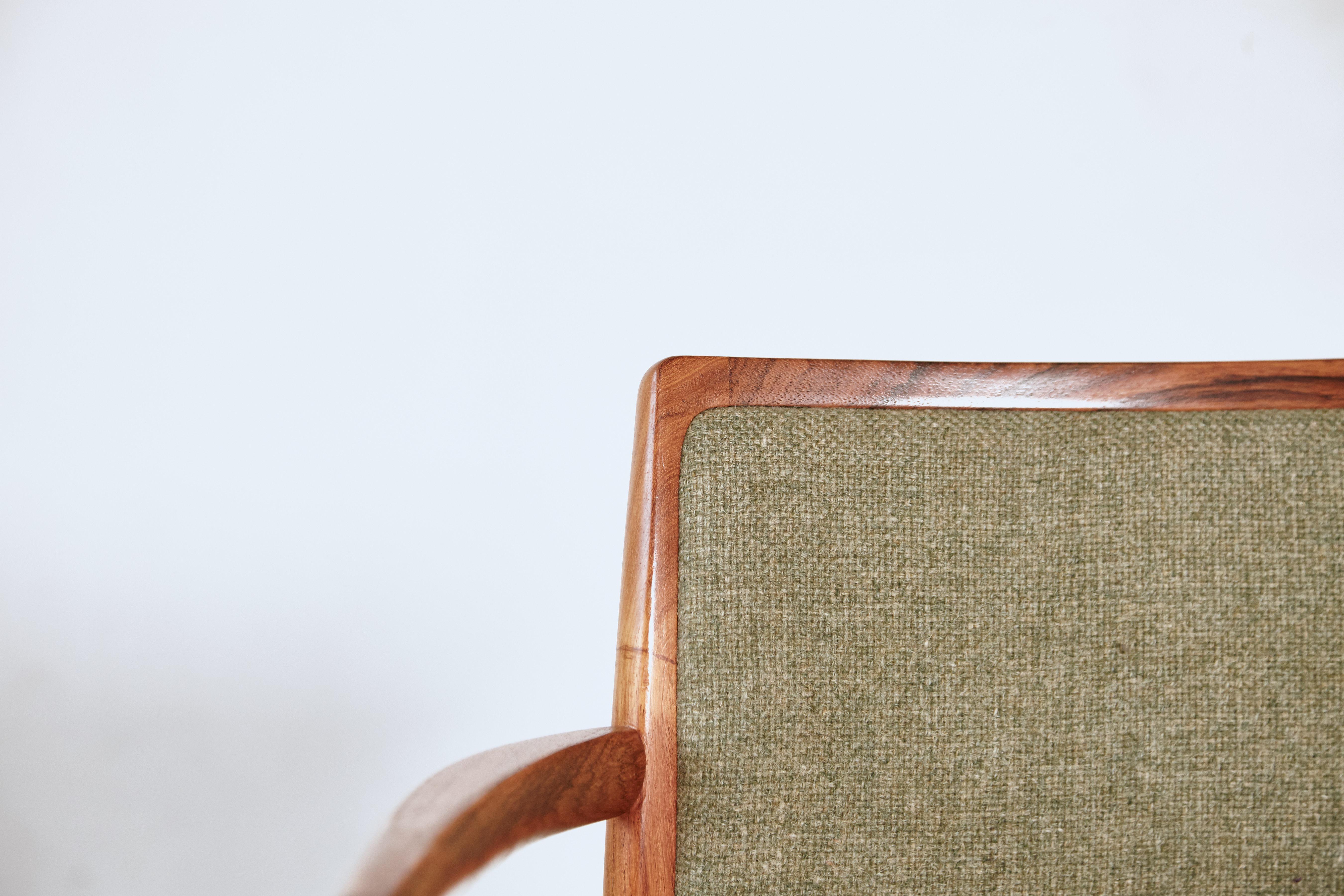 Ensemble de quatre chaises de salle à manger modèle 65 par Niels O. Møller 'Moller', Danemark, années 1960 en vente 10
