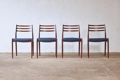 Set of Four Model 78 Chairs by Niels O. Møller 'Moller', Denmark, 1960s