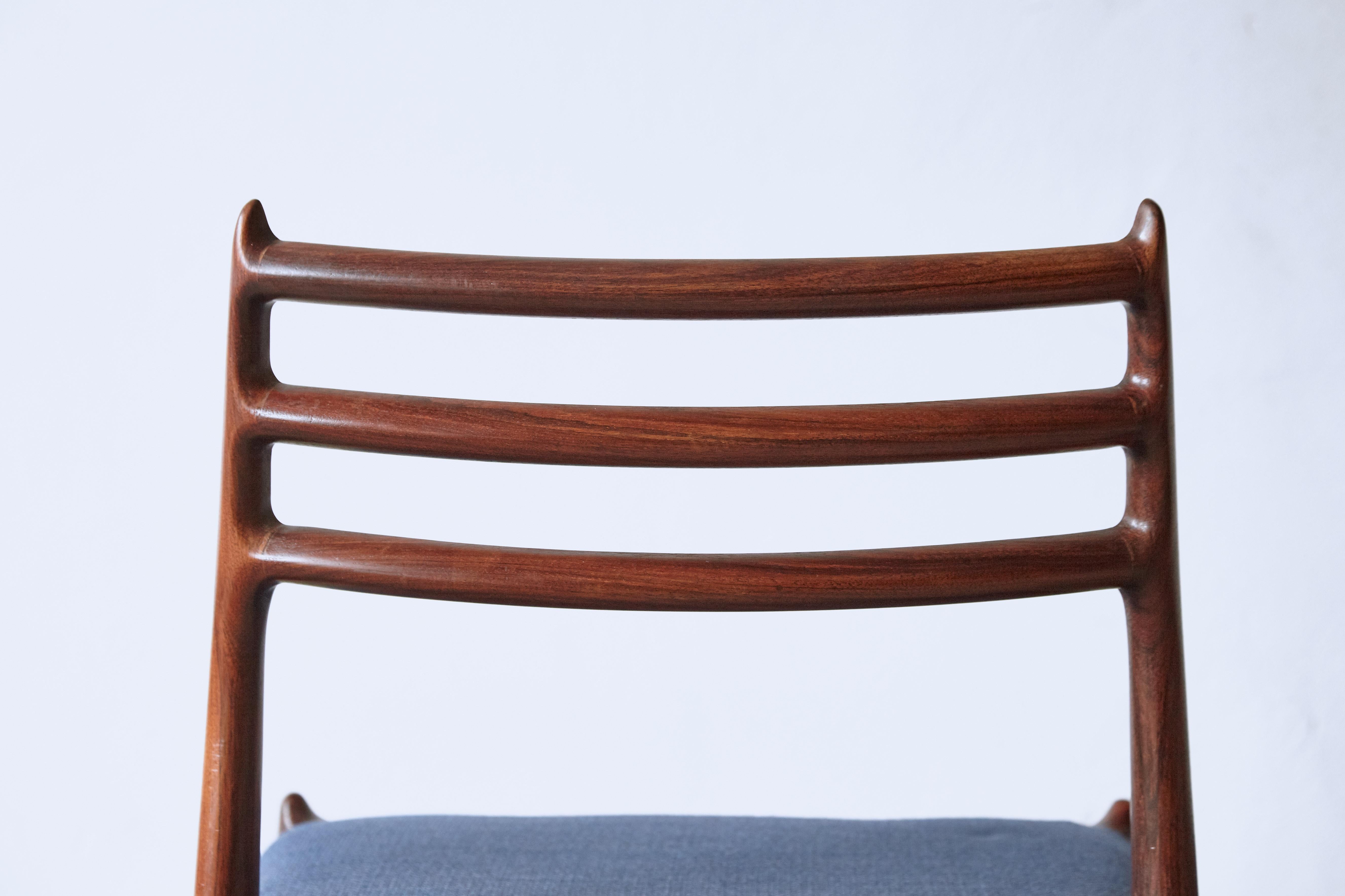 Set di quattro sedie Model 78 di Niels O. Møller 'Moller', Danimarca, anni '60 in vendita 2