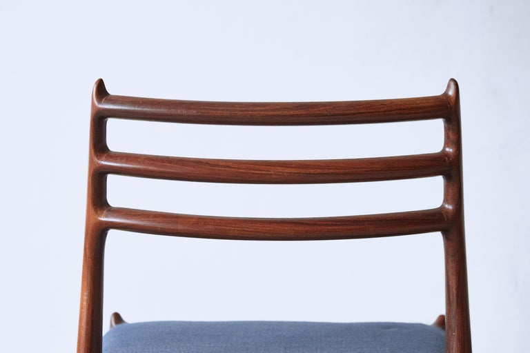 Set of Four Model 78 Chairs by Niels O. Møller 'Moller', Denmark, 1960s For Sale 2