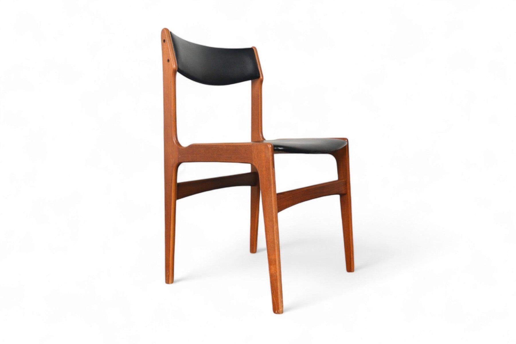 Danese Set di quattro sedie da pranzo in teak Model 78 di Anderstrup Mobelfabrik in vendita