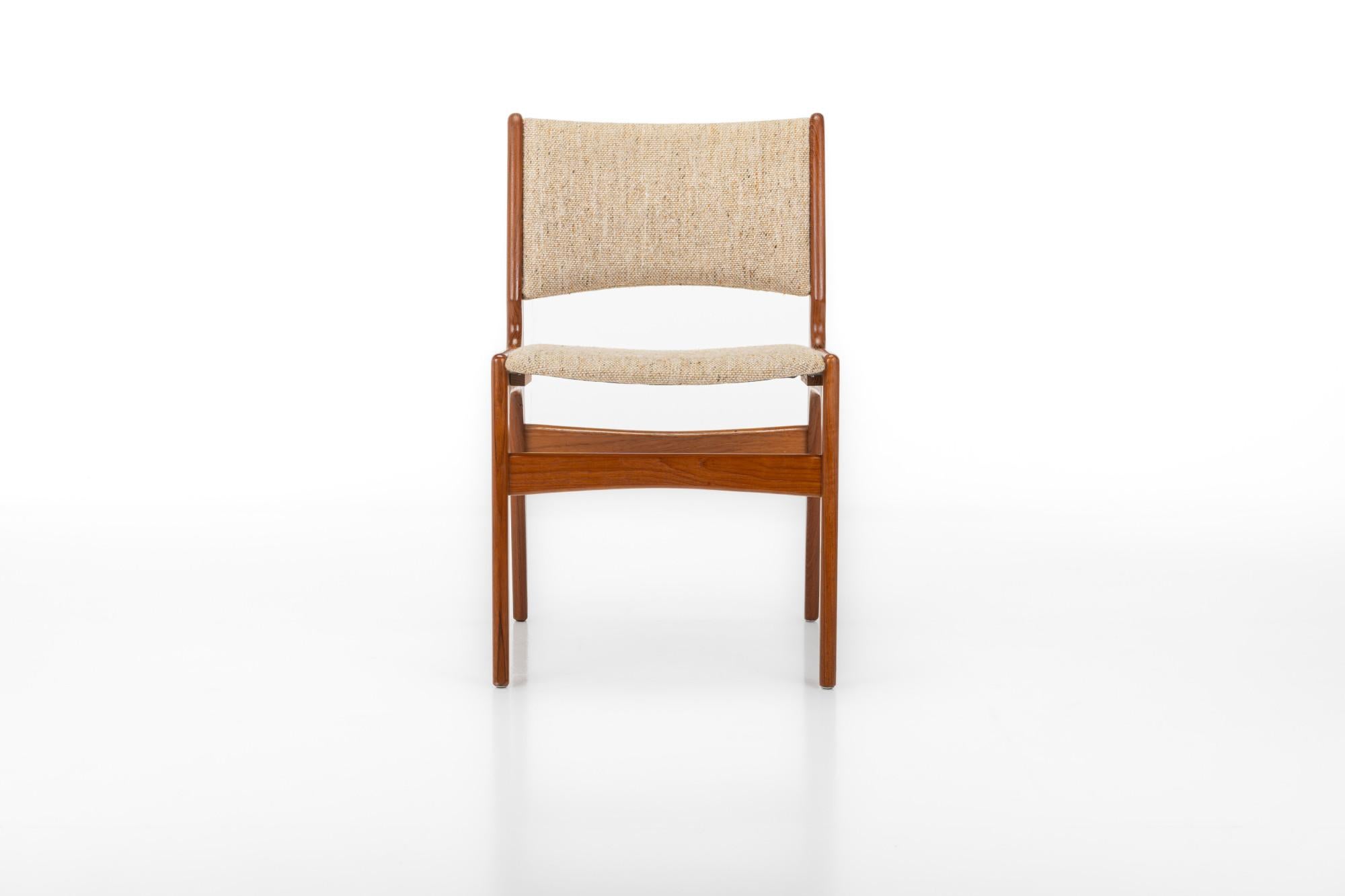 Danish Set of four 'Model 89' dining chairs by Erik Buch for Anderstrup Møbelfabrik