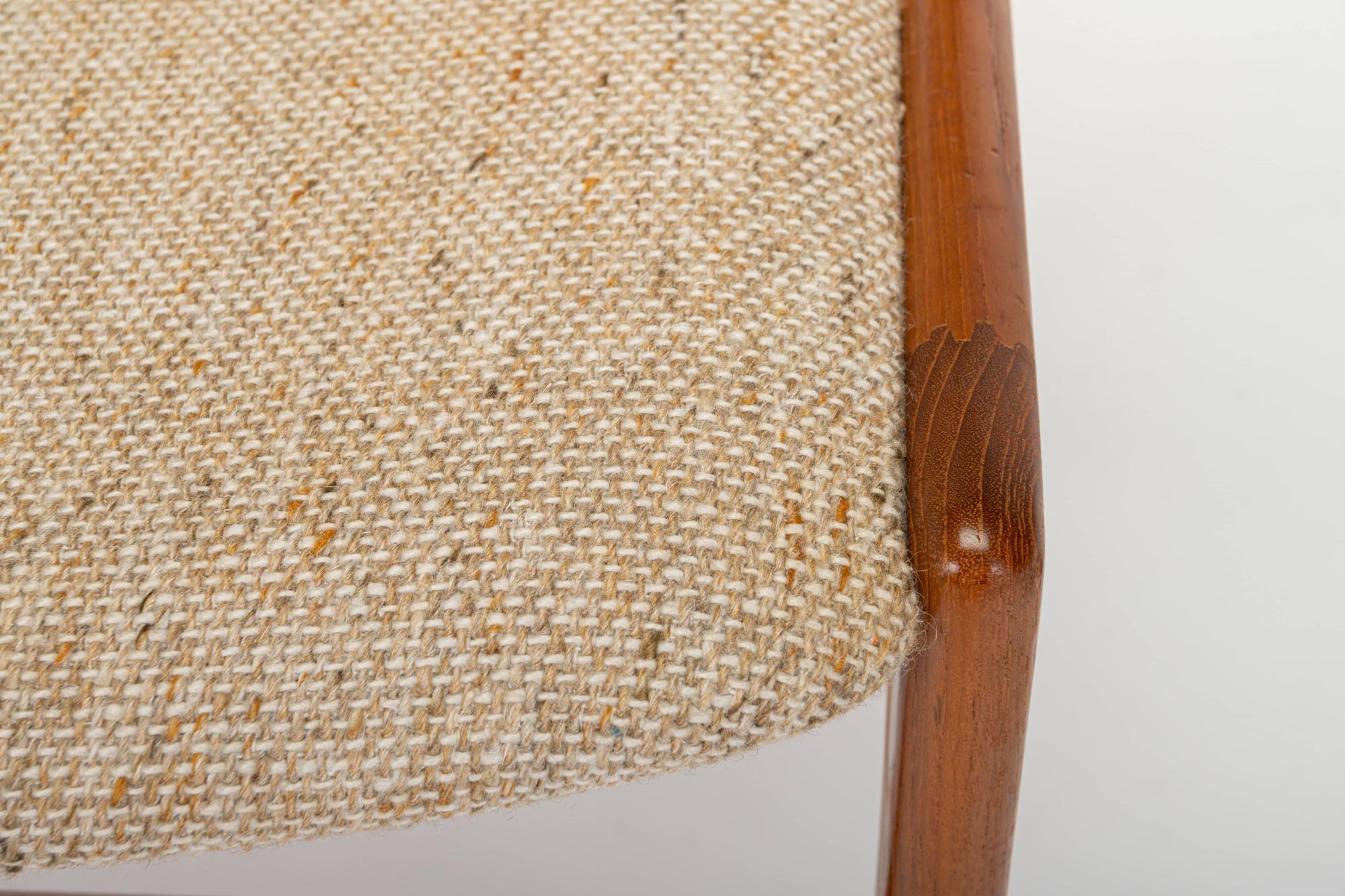 Set of four 'Model 89' dining chairs by Erik Buch for Anderstrup Møbelfabrik 1