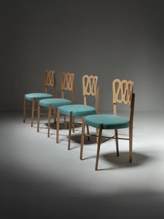 Ensemble de quatre chaises modèle 969 de Gio Ponti pour Montina, Italie, 1970