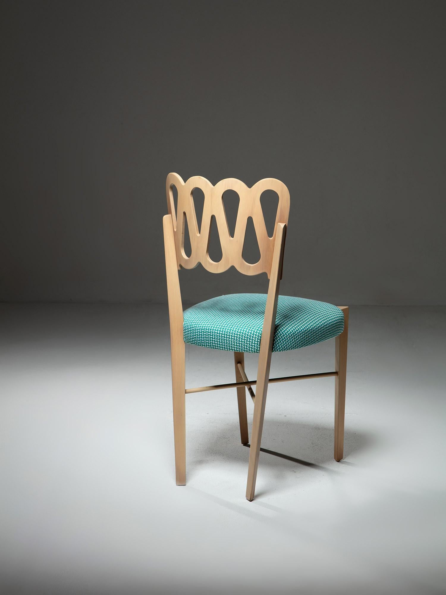 Set of Four Model 969 Chairs by Gio Ponti for Montina, Italy, 1970s In Good Condition In Milan, IT