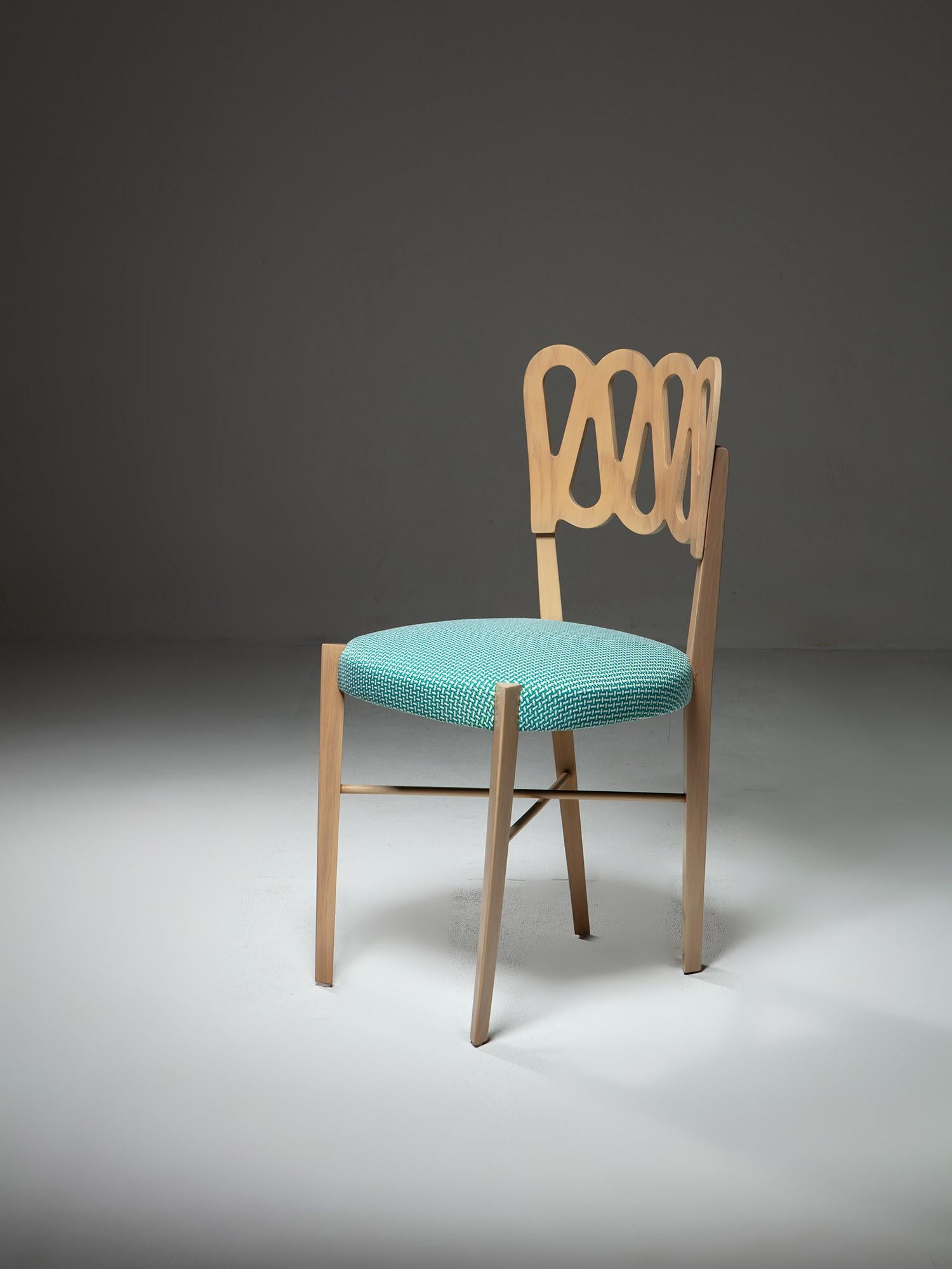 Late 20th Century Set of Four Model 969 Chairs by Gio Ponti for Montina, Italy, 1970s