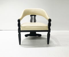 Set of Four Modern Asian-Inspired Dining Chairs