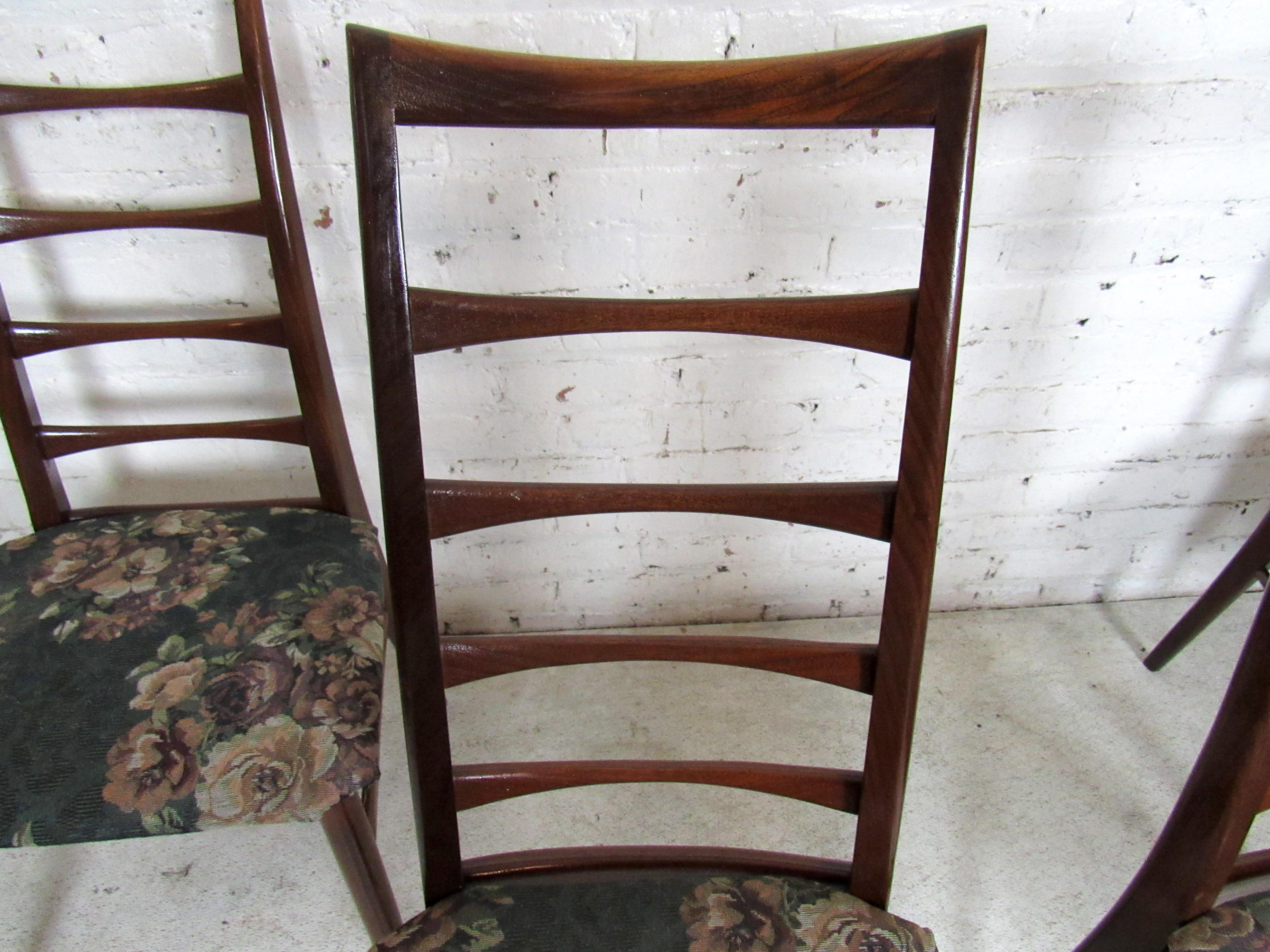 Mid-20th Century Set of Four Niels Koefoed Dining Chairs