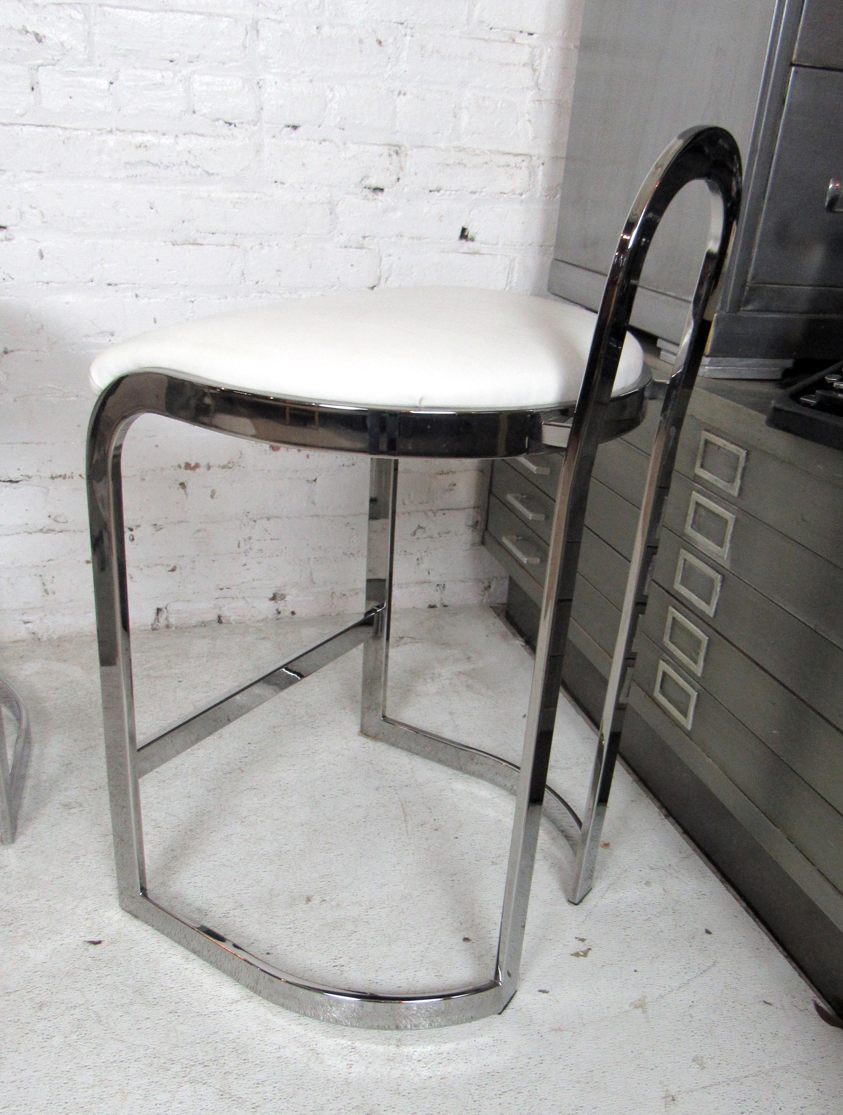 Set of Four Modern Style Counter Stools 6