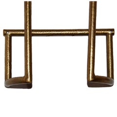 Set of Four Moderne Style Brass Sconces, Sold in Pairs
