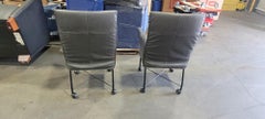 Set of Four Montis Leather Chaplin Armchairs by GERARD VAN DEN BERG in STOCK
