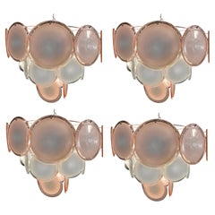 Set of four Murano Chandeliers by Vistosi