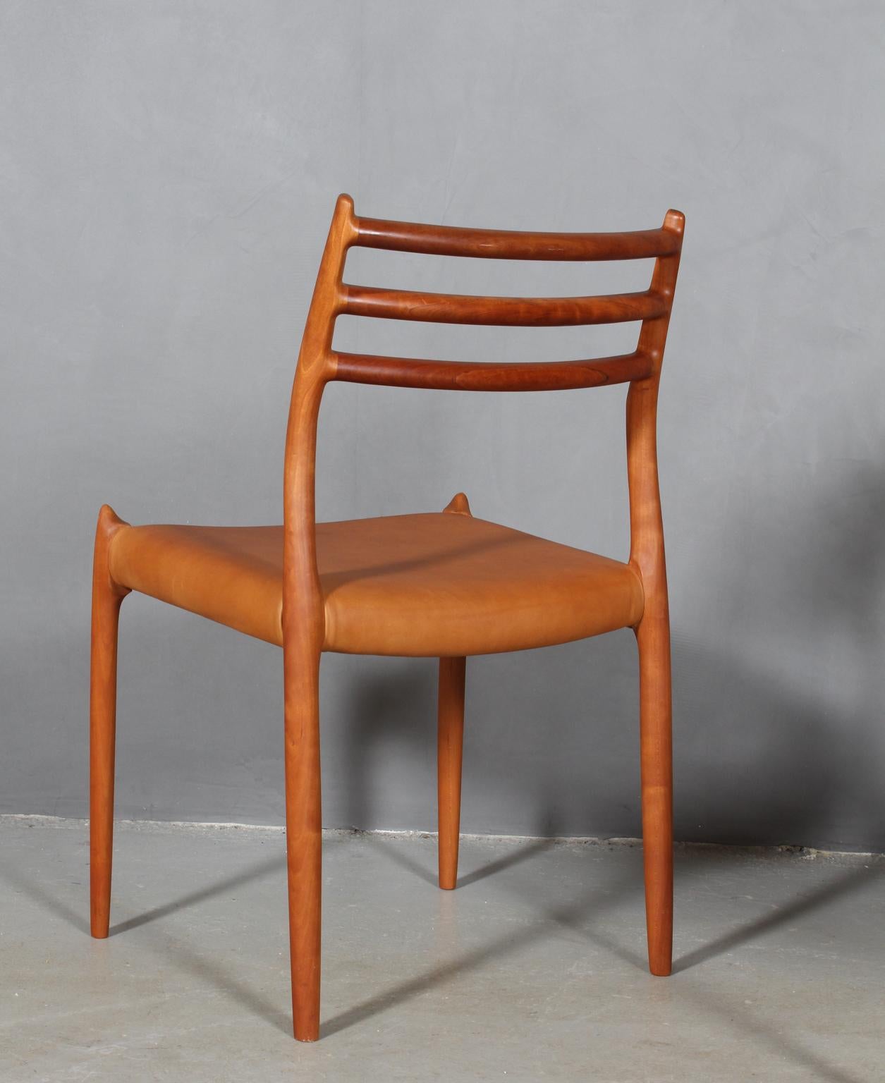 Set of Four N. O. Møller Dining Chairs In Excellent Condition In Esbjerg, DK
