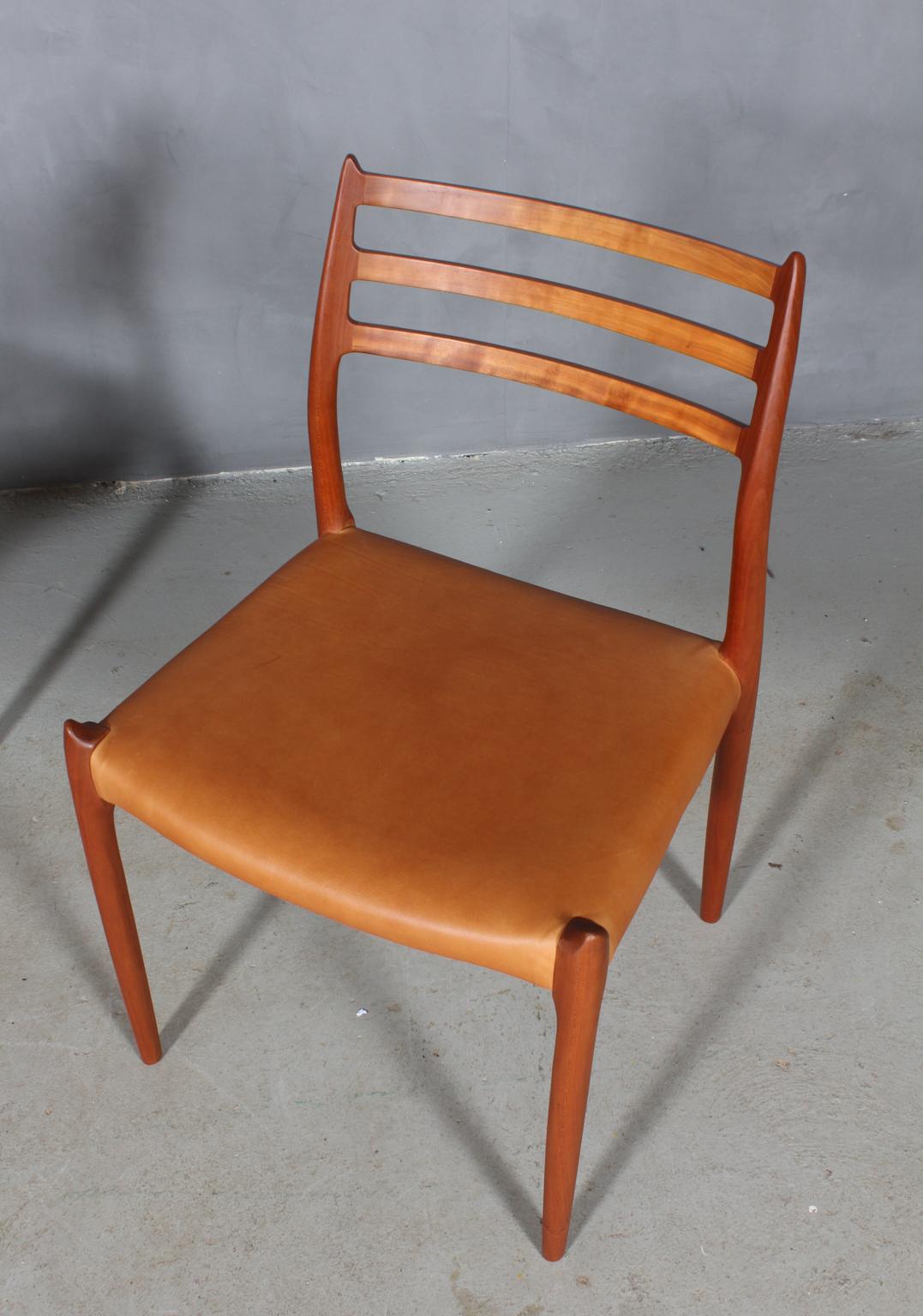 Mid-20th Century Set of Four N. O. Møller Dining Chairs