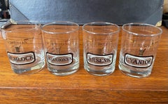 Set of Four "Name Your Poison" Cocktail Glasses by Cera