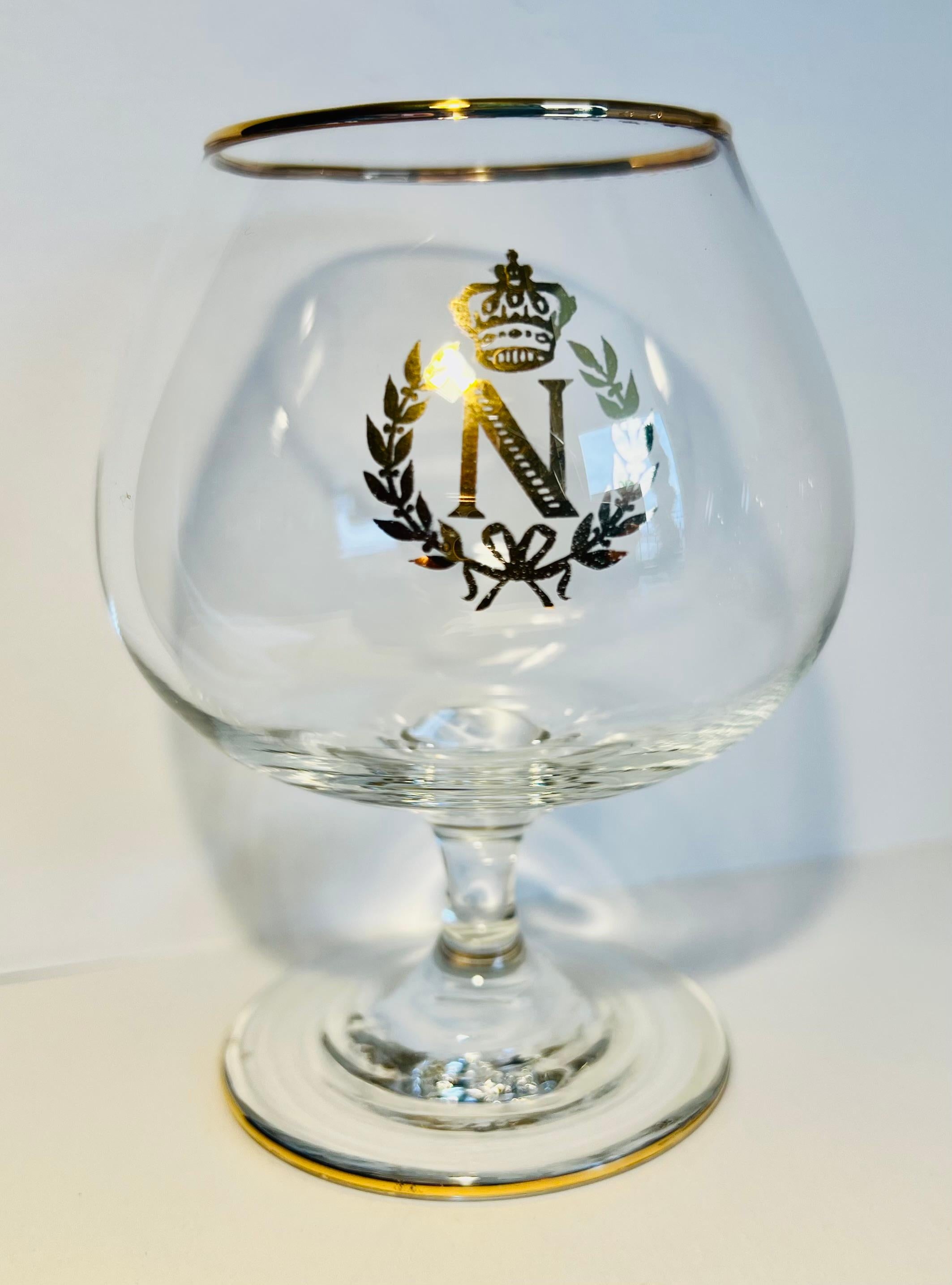 Juego de cuatro copas Napoleón para Brandy o Coñac en Bueno estado para la venta en West Palm Beach, FL