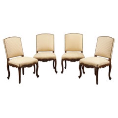 Set of four Napoleon III chairs