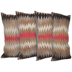 Set of Four Navajo Sawtooth Pillows