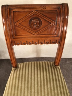 Set of Four Neoclassical Chairs, Style of Jacob Henri, France 19th Century