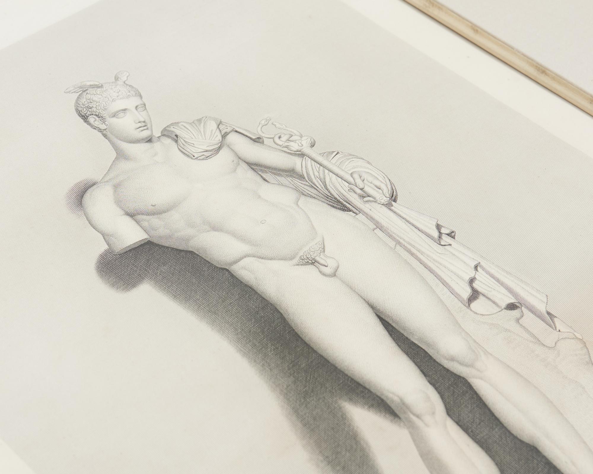Ensemble de quatre gravures néoclassiques d'après Jean Duchesne Aine en vente 2