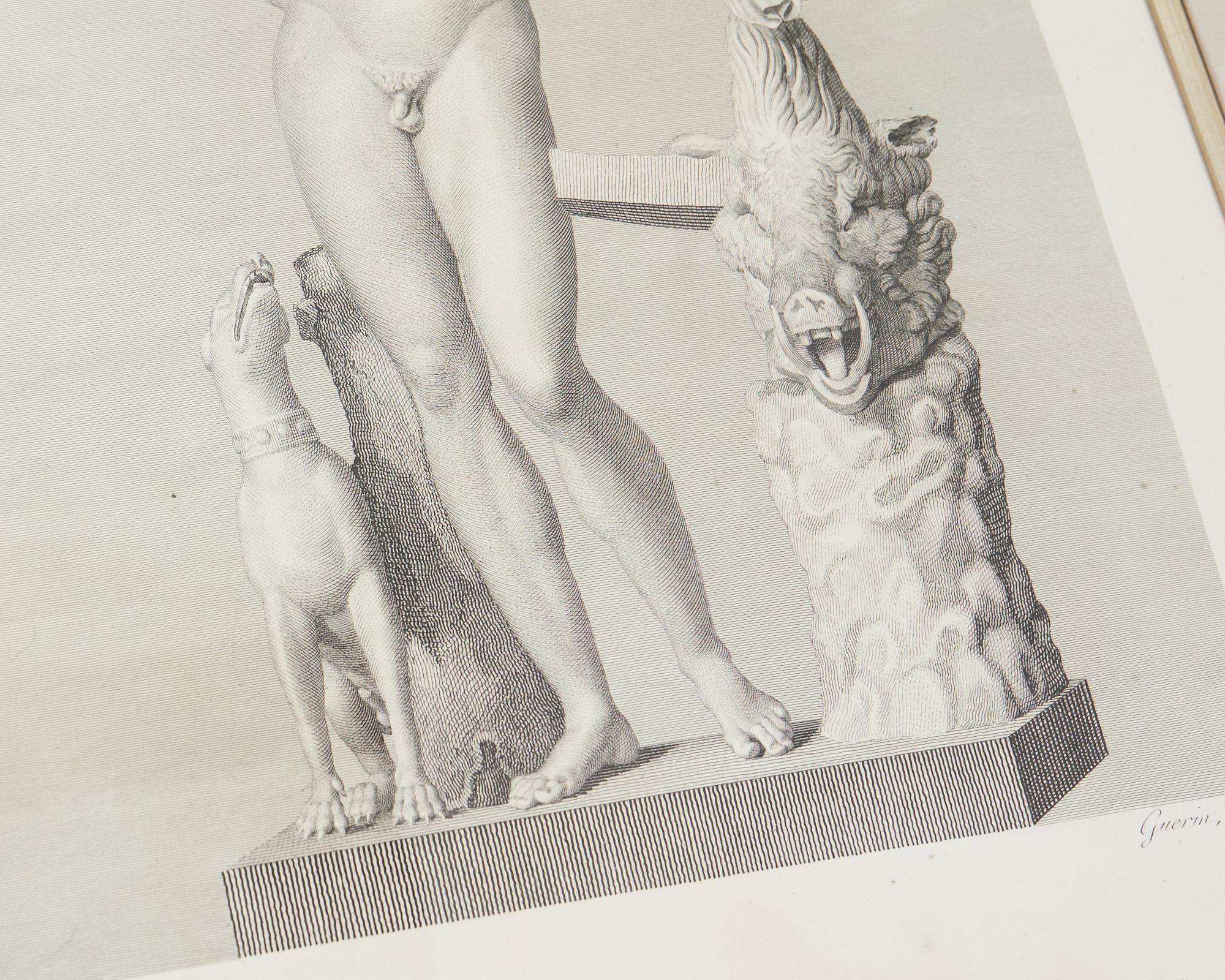 Ensemble de quatre gravures néoclassiques d'après Jean Duchesne Aine en vente 6
