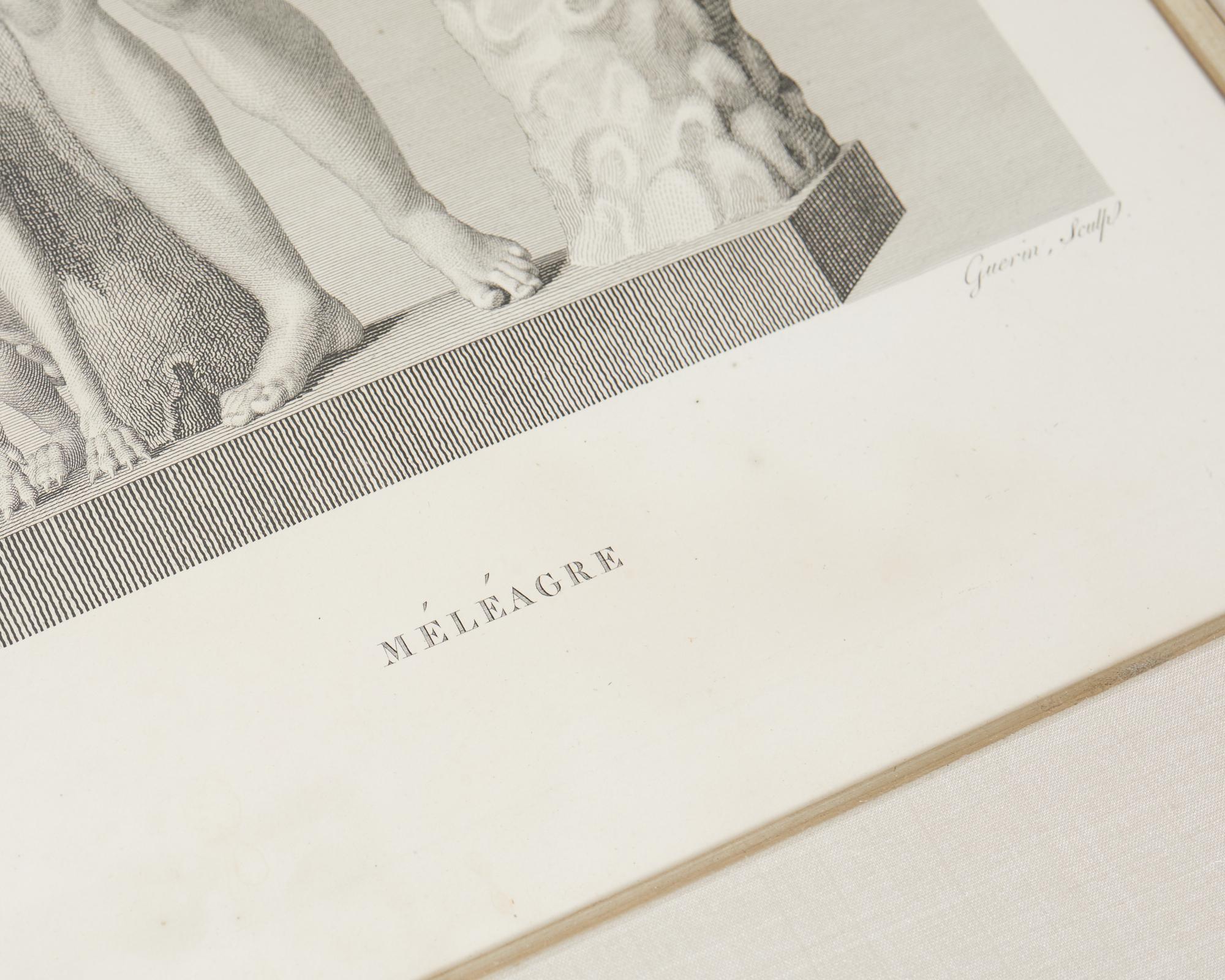 Ensemble de quatre gravures néoclassiques d'après Jean Duchesne Aine en vente 7