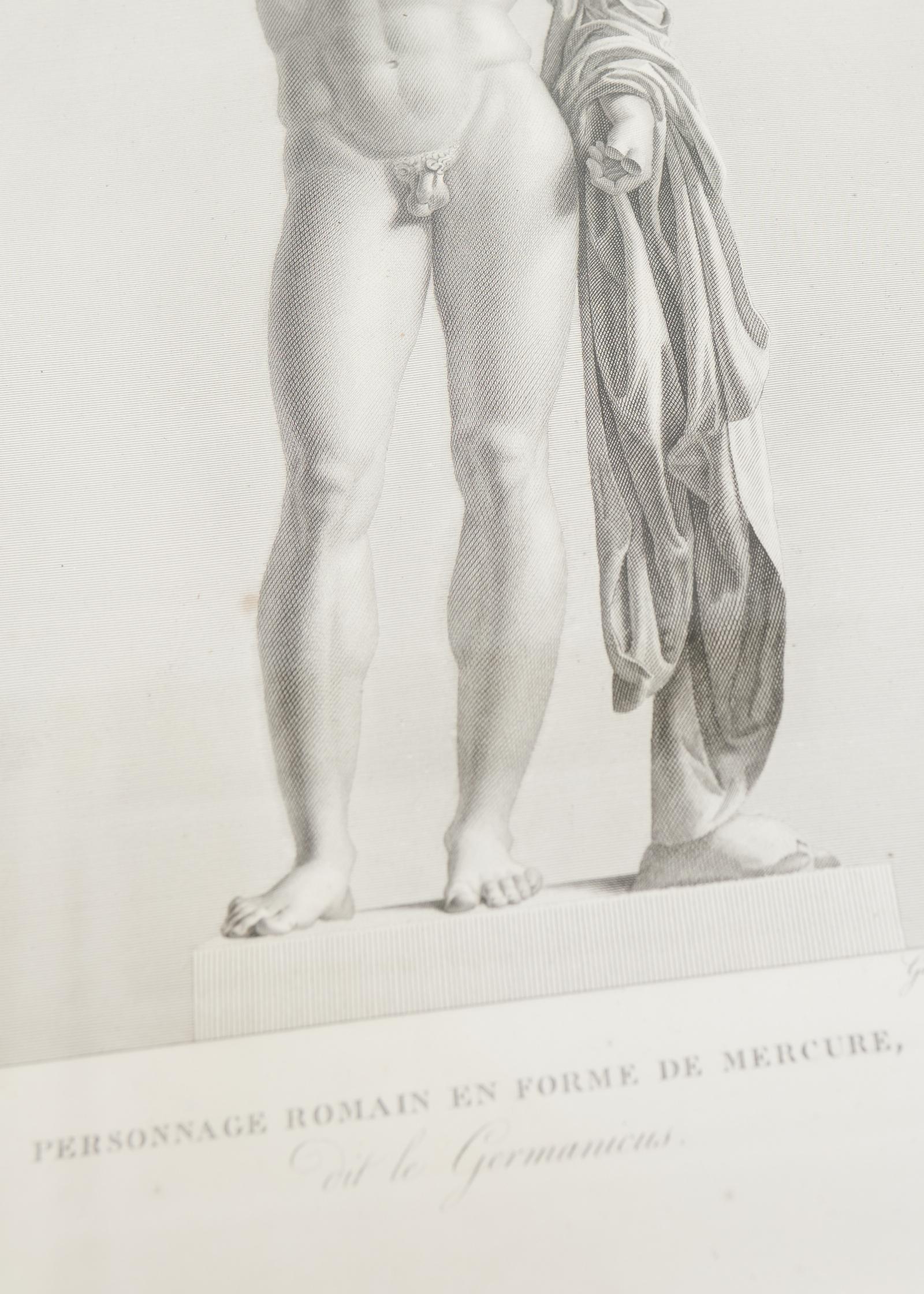 Ensemble de quatre gravures néoclassiques d'après Jean Duchesne Aine en vente 9