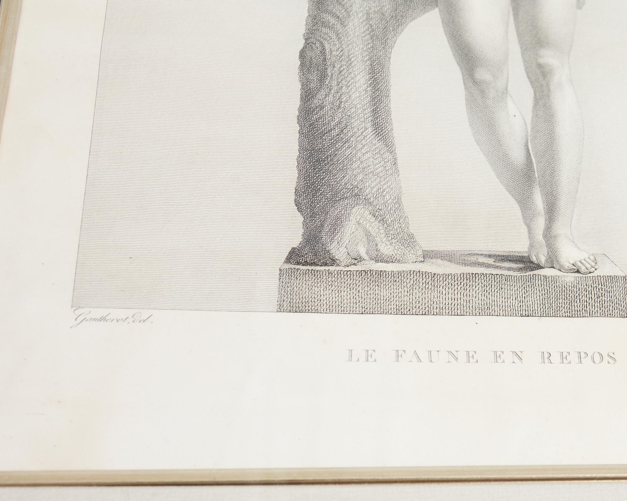Ensemble de quatre gravures néoclassiques d'après Jean Duchesne Aine en vente 11