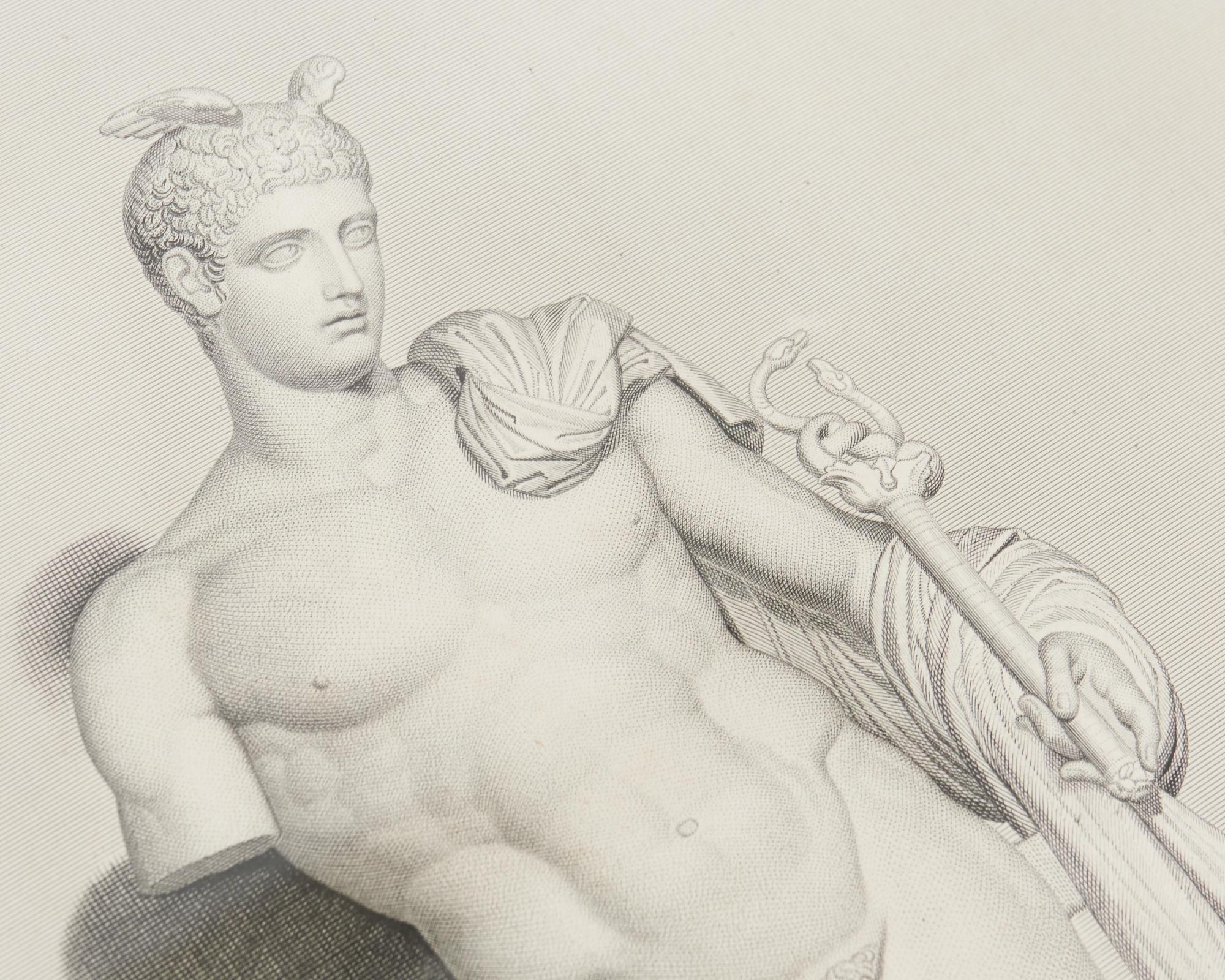Ensemble de quatre gravures néoclassiques d'après Jean Duchesne Aine en vente 1