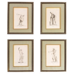 Set of Four Neoclassical Prints of Classic Figures