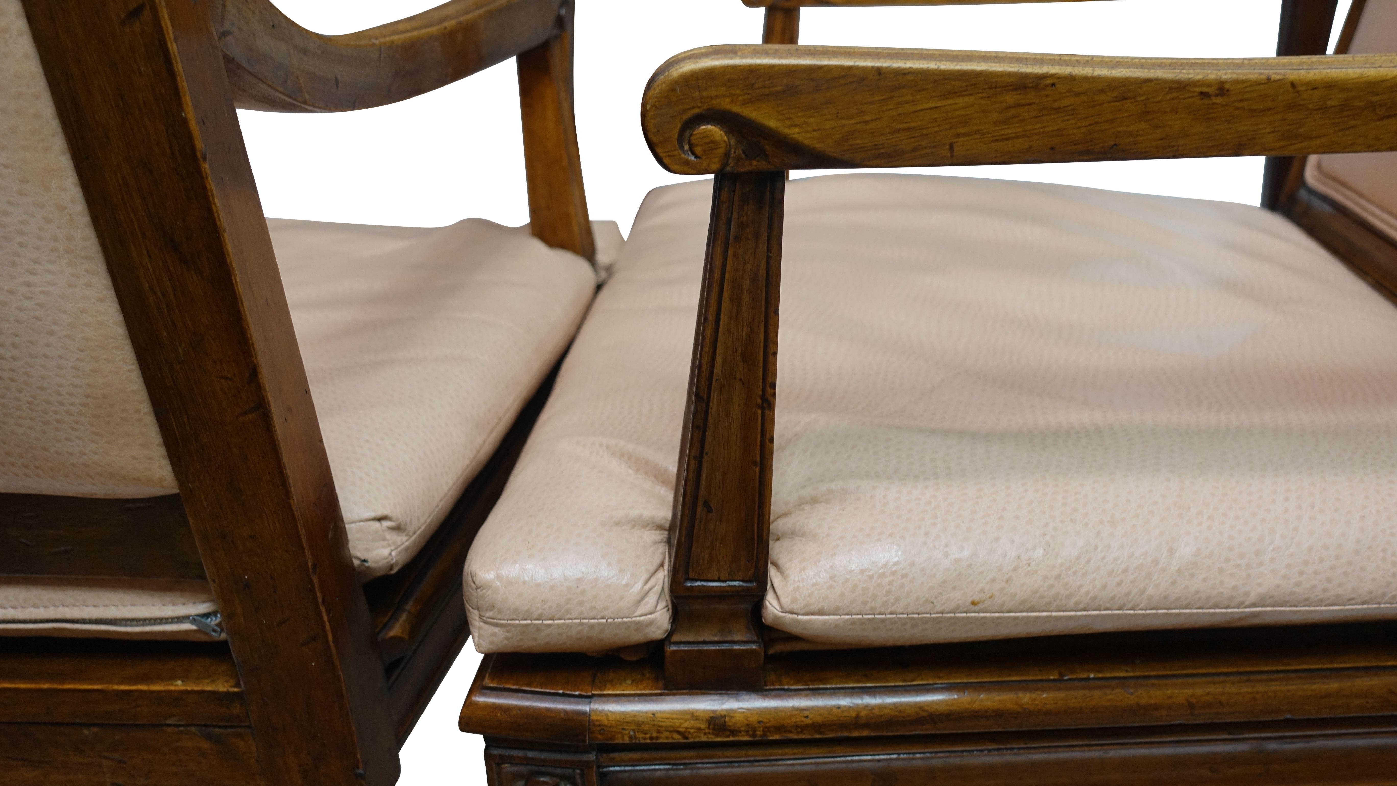 Set of Four Neoclassical Style Armchairs, Italian, Late 19th-Early 20th Century 3