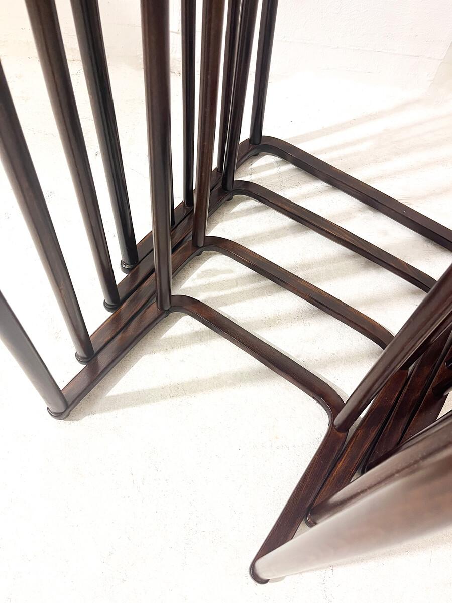 20th Century Set of four Nesting Tables by Josef Hoffmann, Vienna, 1904 For Sale
