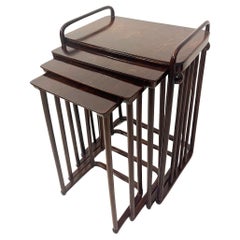 Set of four Nesting Tables by Josef Hoffmann, Vienna, 1904
