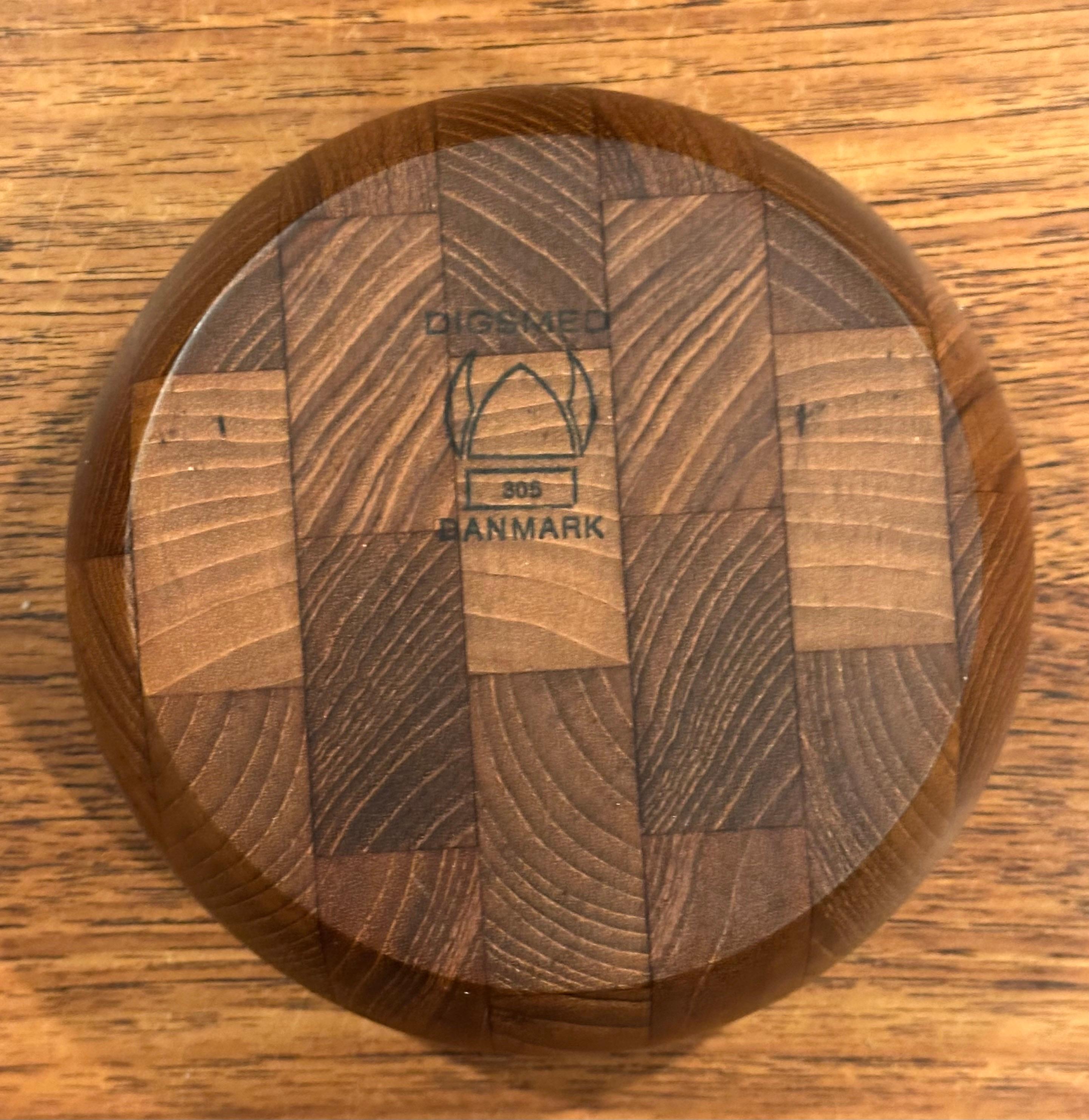 Juego de cuatro ensaladeras de teca tallada de estilo moderno danés nuevas / antiguas de Digsmed en venta 4