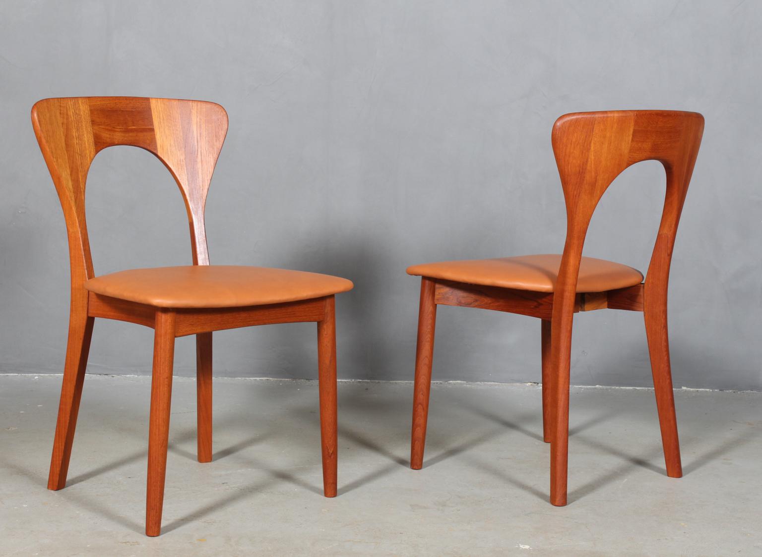 Mid-Century Modern Set of Four Niels Koefoed Dining Chairs