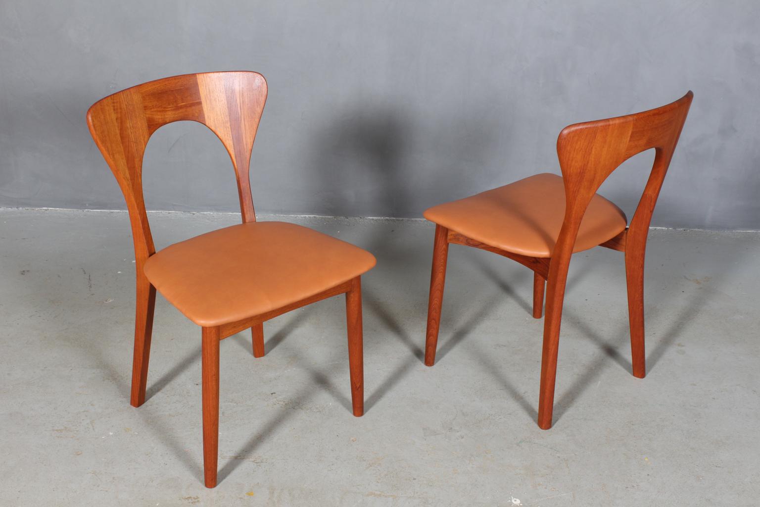 Danish Set of Four Niels Koefoed Dining Chairs