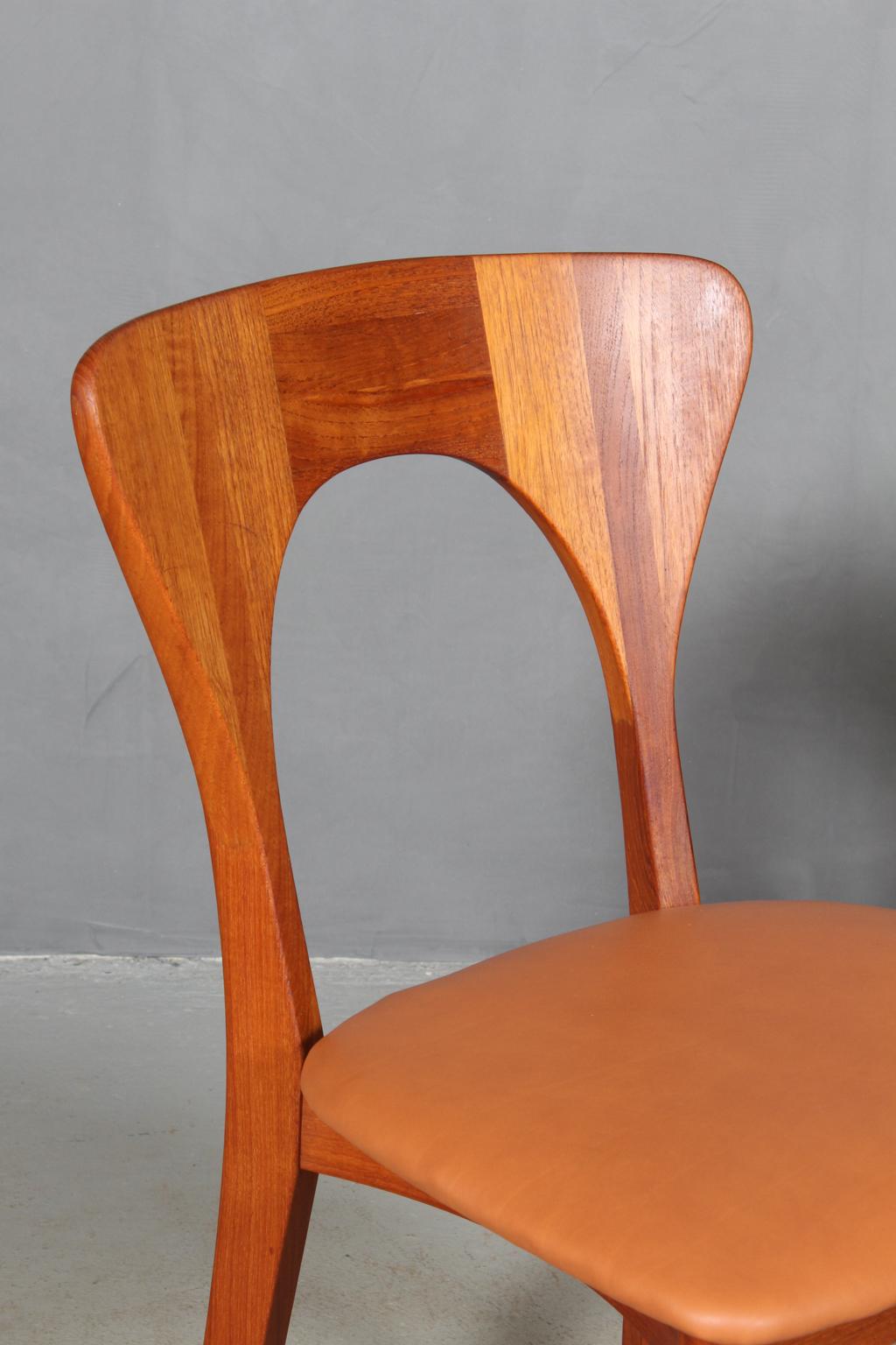 Mid-20th Century Set of Four Niels Koefoed Dining Chairs
