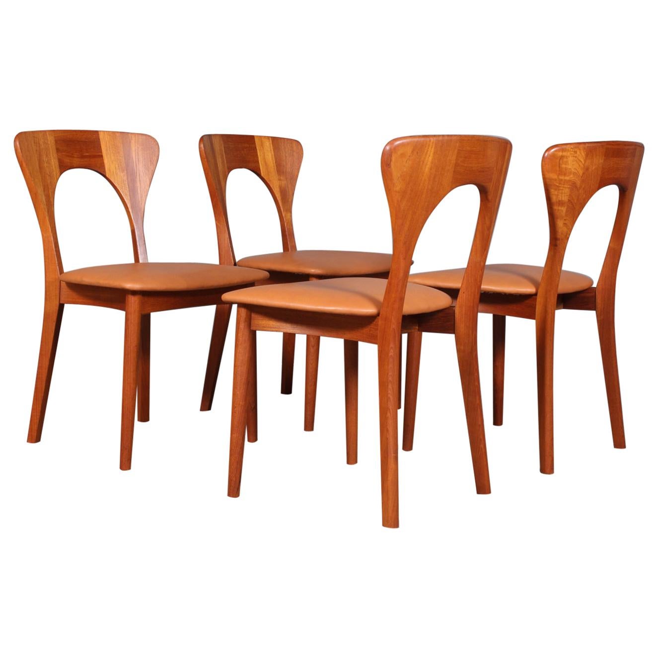 Set of Four Niels Koefoed Dining Chairs