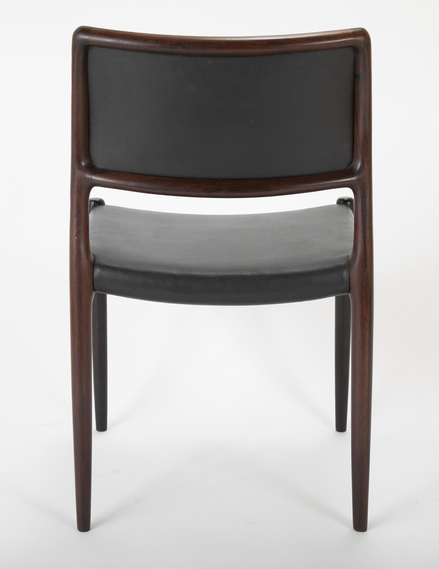 Set of Four Niels Moller Dining Chairs 4