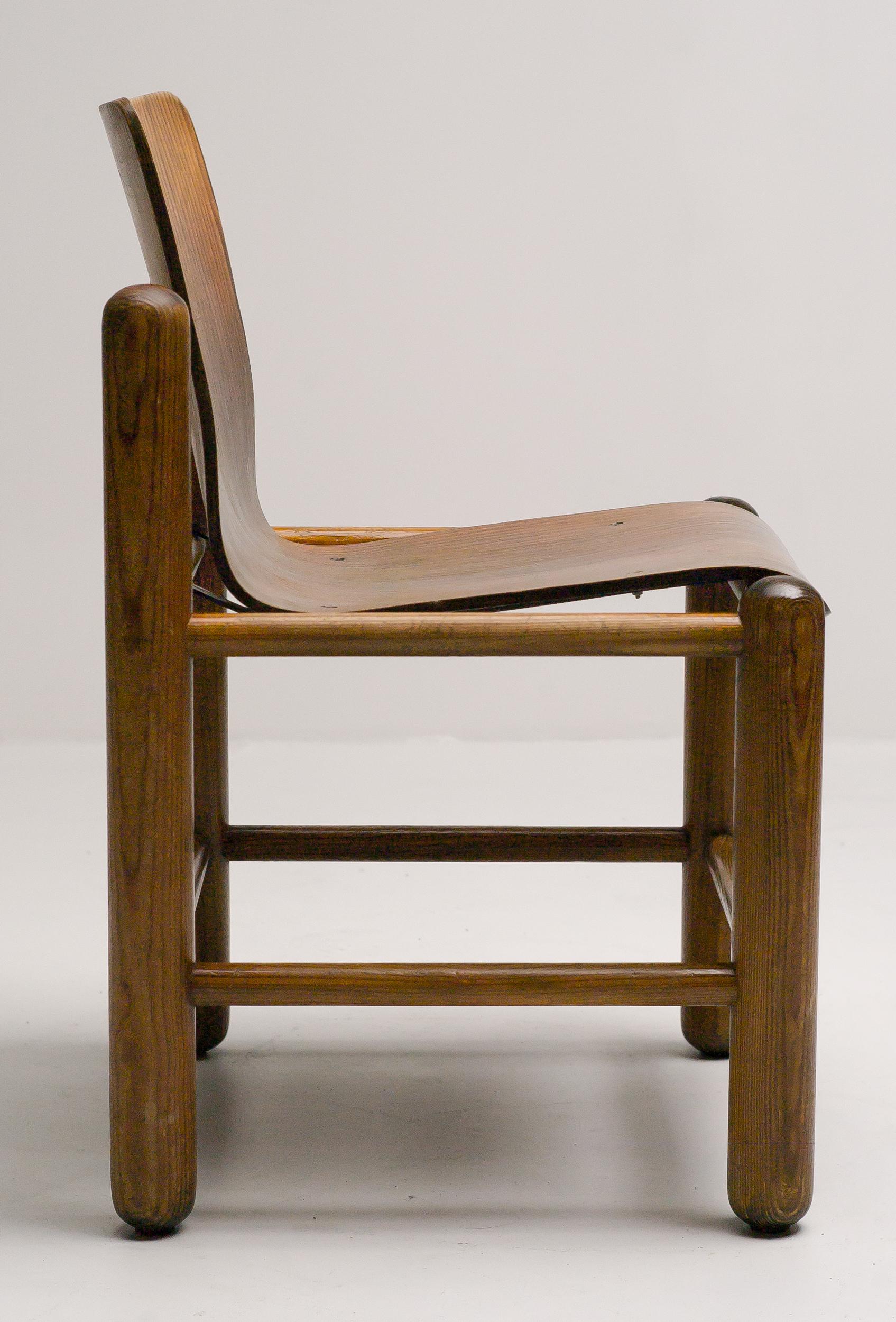 Mid-20th Century Set of Four Norwegian Plywood Chairs