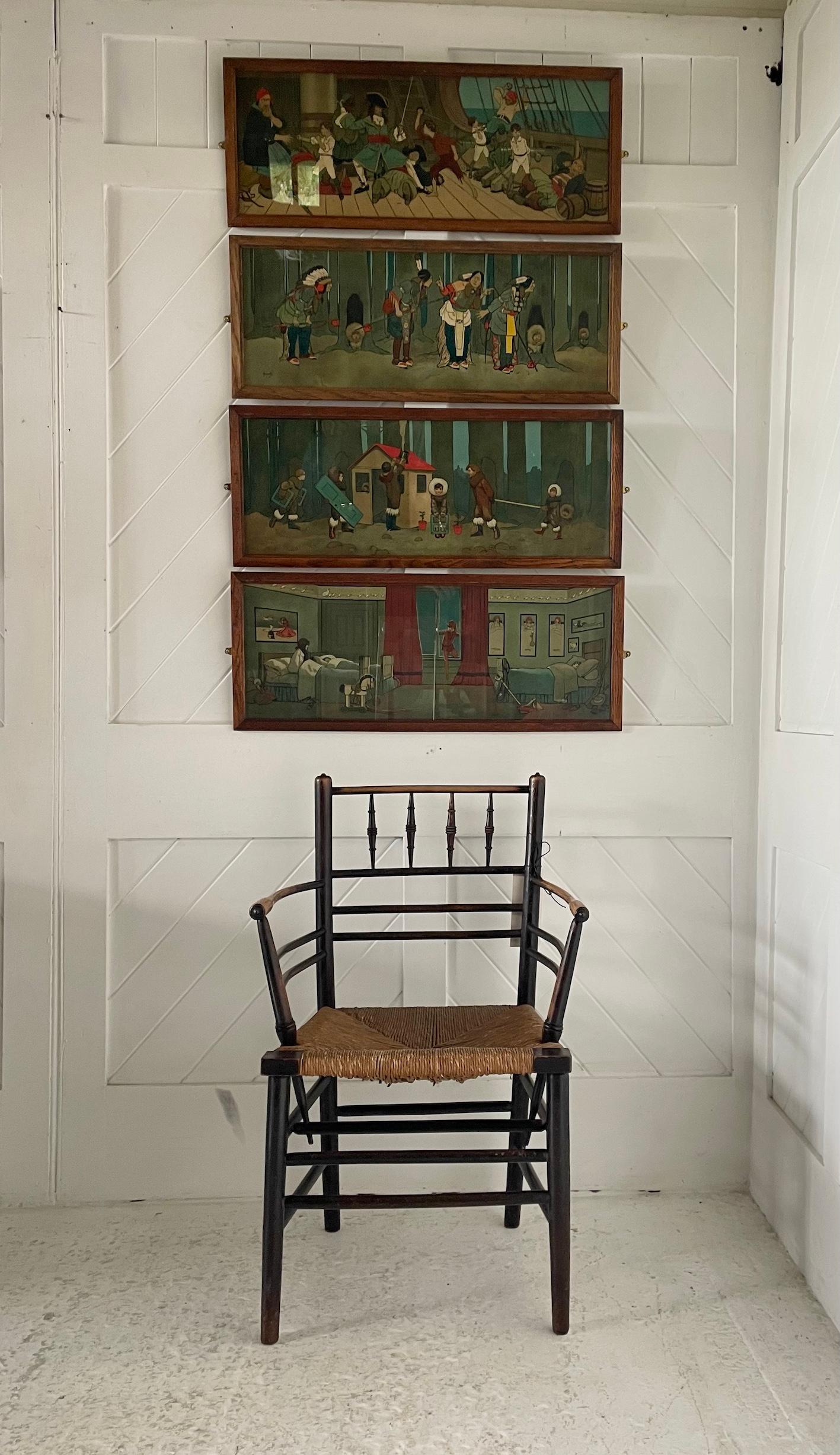 Arts and Crafts Set Of Four Nursery Prints for Liberty & Co For Sale