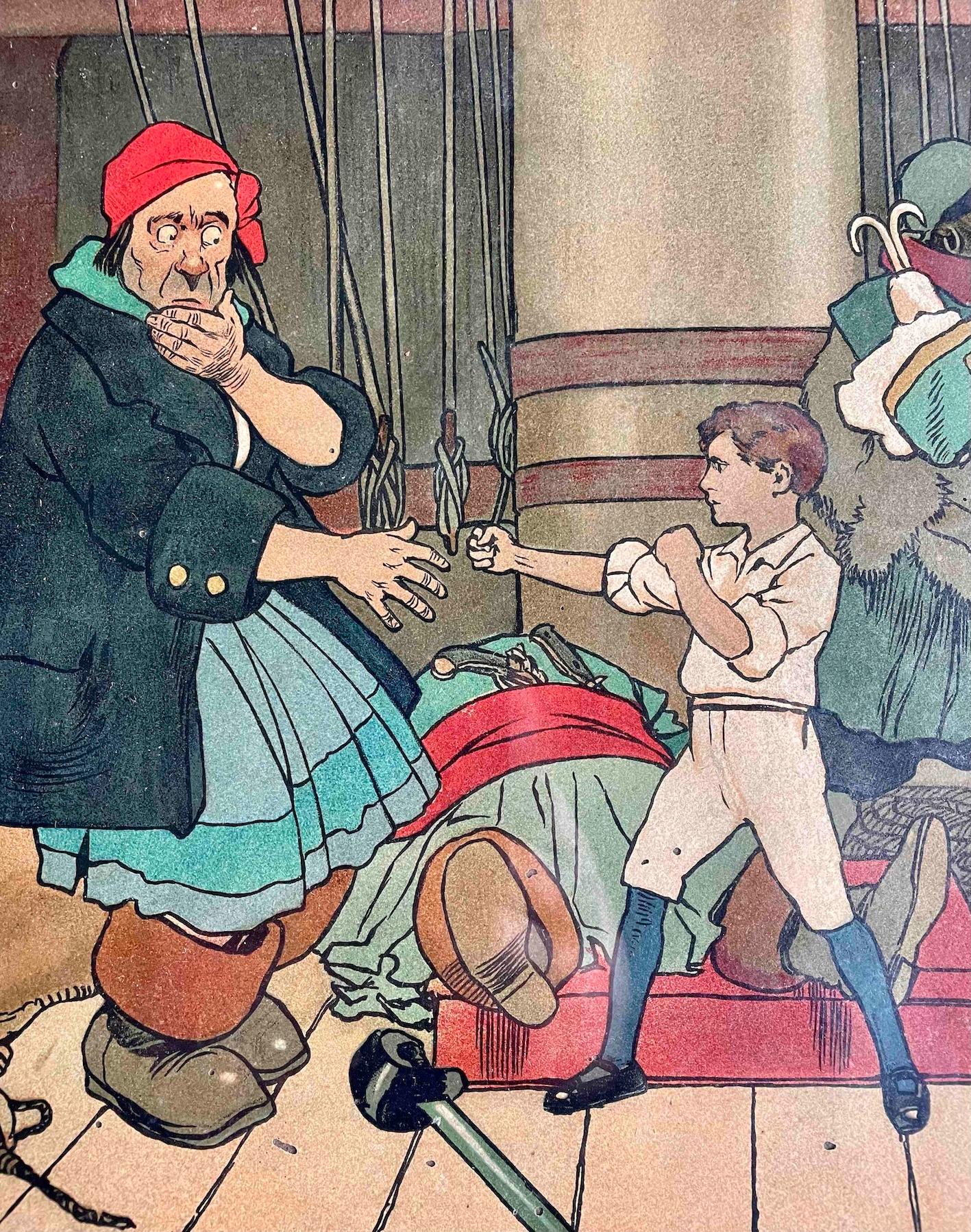 Glass Set Of Four Nursery Prints for Liberty & Co For Sale