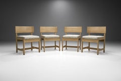 Set of Four Oak Chairs by Ilse Rix for Uldum Møbelfabrik, Denmark 1961