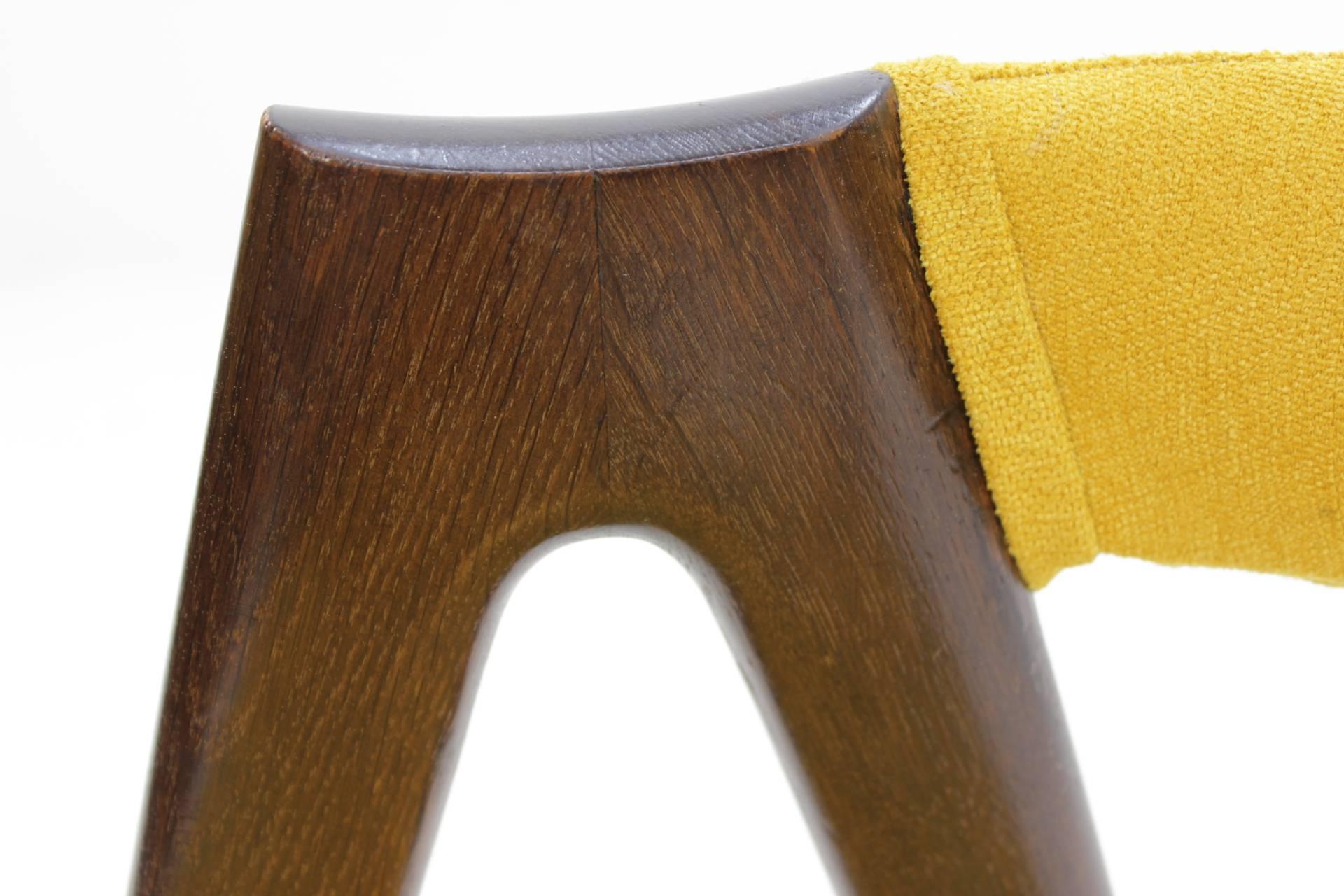 Set of Four Oak Compass Chair by Kai Kristiansen for SVA Møbler 5