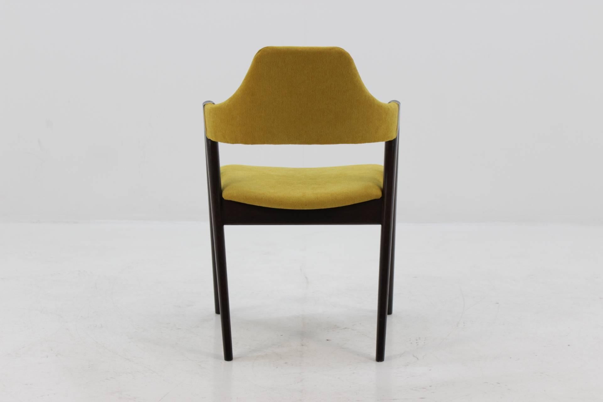 Set of Four Oak Compass Chair by Kai Kristiansen for SVA Møbler 1