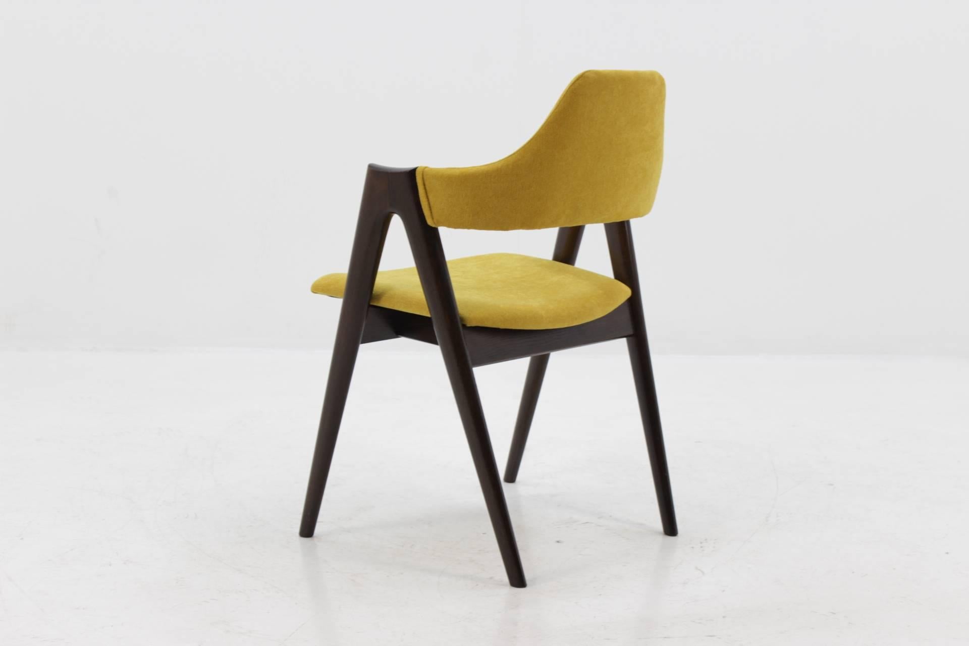 Set of Four Oak Compass Chair by Kai Kristiansen for SVA Møbler 2