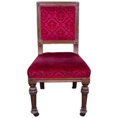 Antique Howard/Gillows Set of Four Oak Dining Chairs, circa 1850